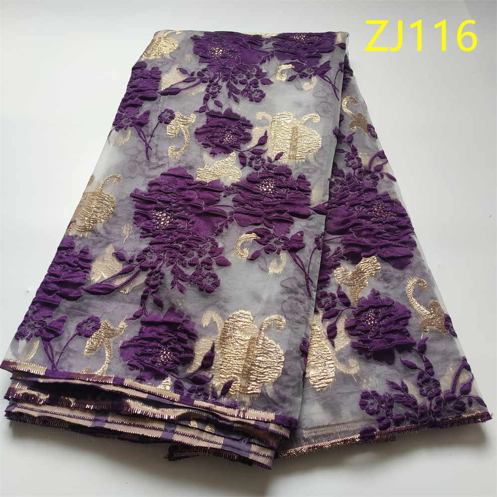 Glitter Tablecloth - 2026 Afrikaanse Nigeriaanse Tule Kant Stof