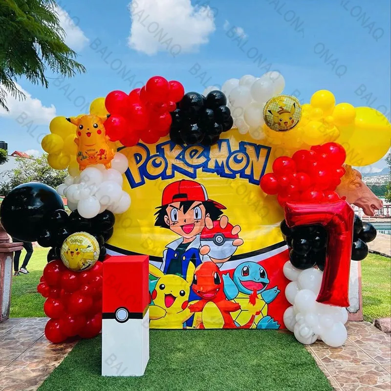 Balloon Arch Kit - 126-delige Cartoon Pikachu Thema Ballonnenboog Garland