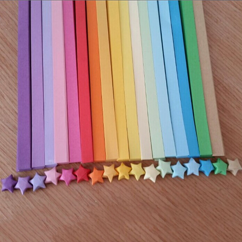 Papercraft Supply Ribbon - 27 kleuren dubbelzijdig origami Lucky Star