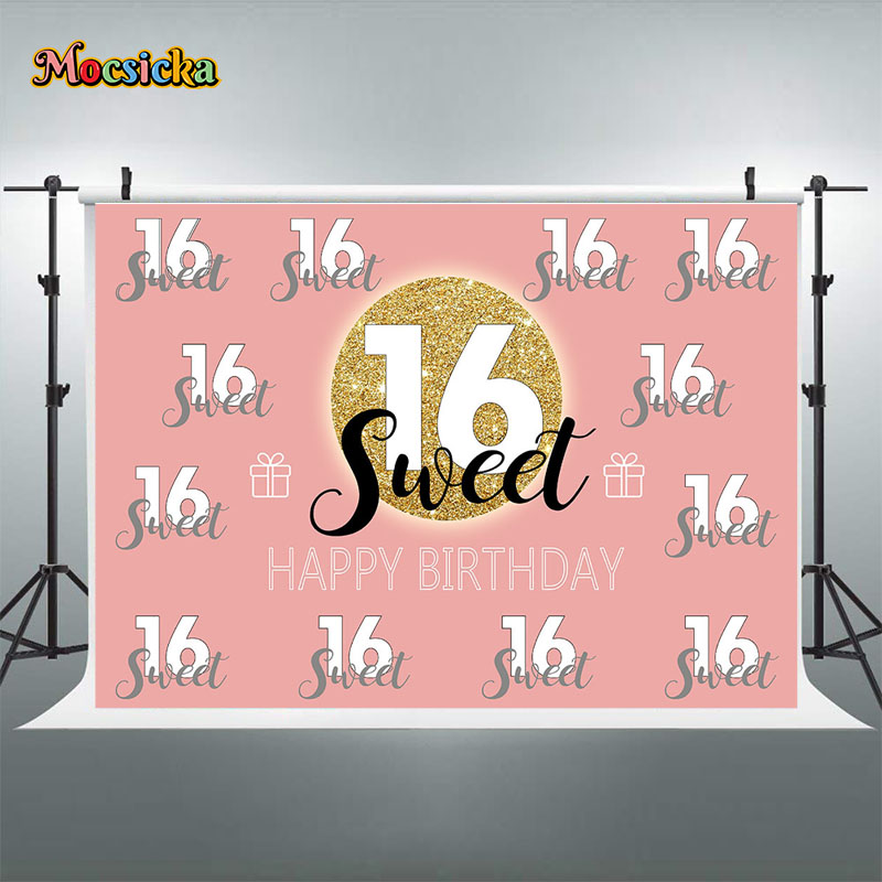 Mocsicka Sweet 16 verjaardag a - Dessert Table Backdrop recensie en prijs