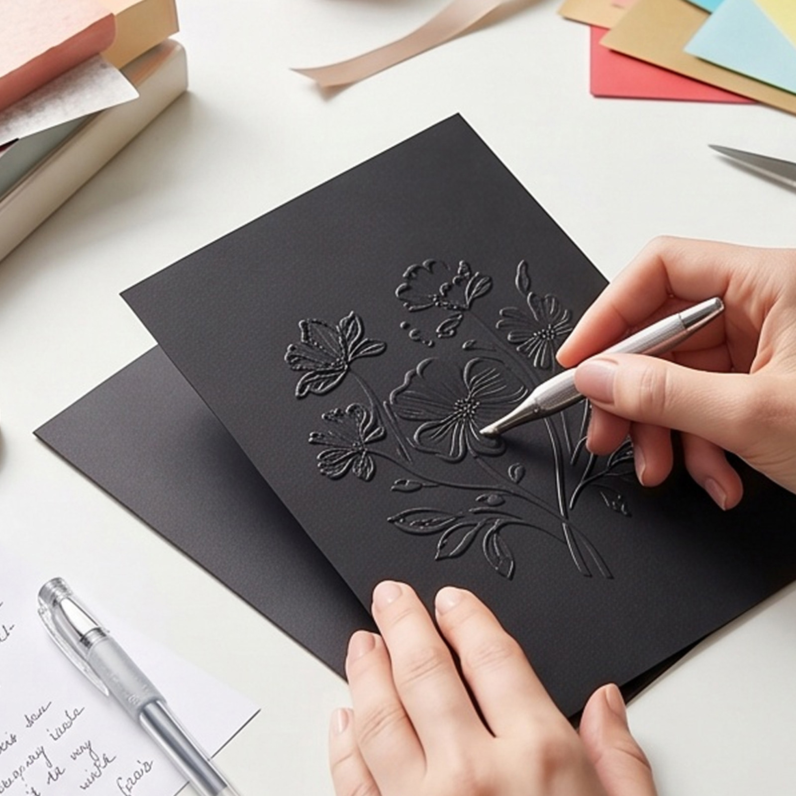 60 stuks zwart stevig scrapboo - Papercraft Supply Invitation recensie en prijs