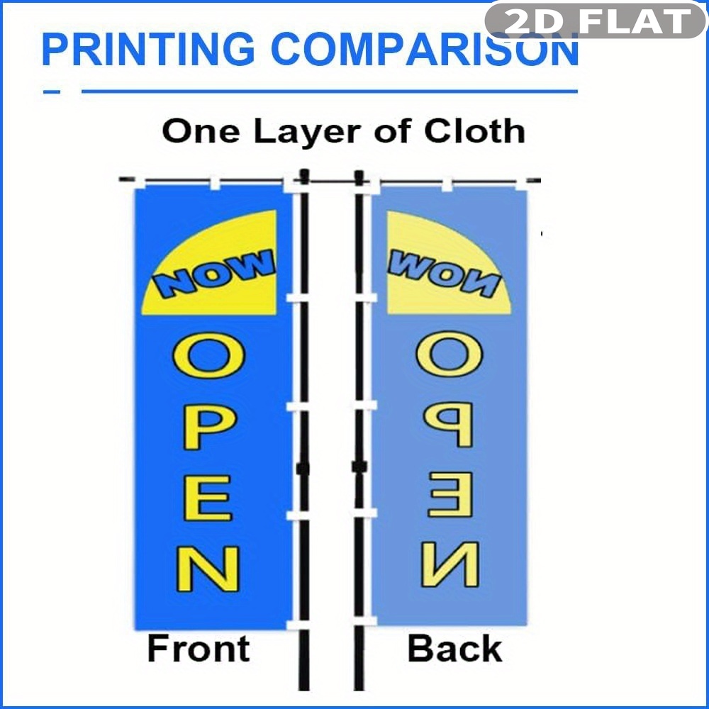 1pc 2D FLAT Custom Nobori-vlag - Eve Party recensie en prijs