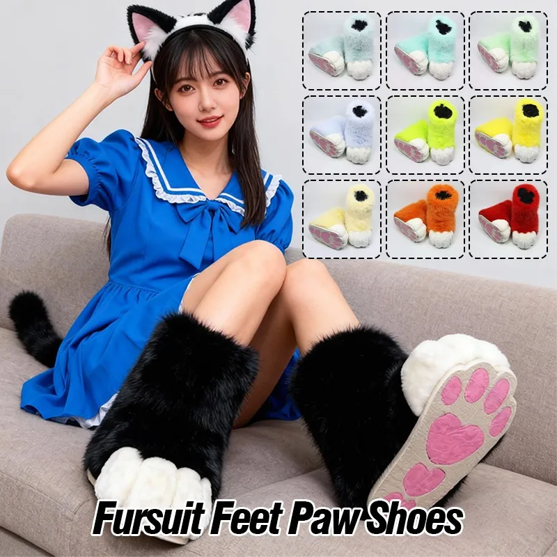 1 Paar Fursuit Voeten Poot Sch - Eve Party recensie en prijs